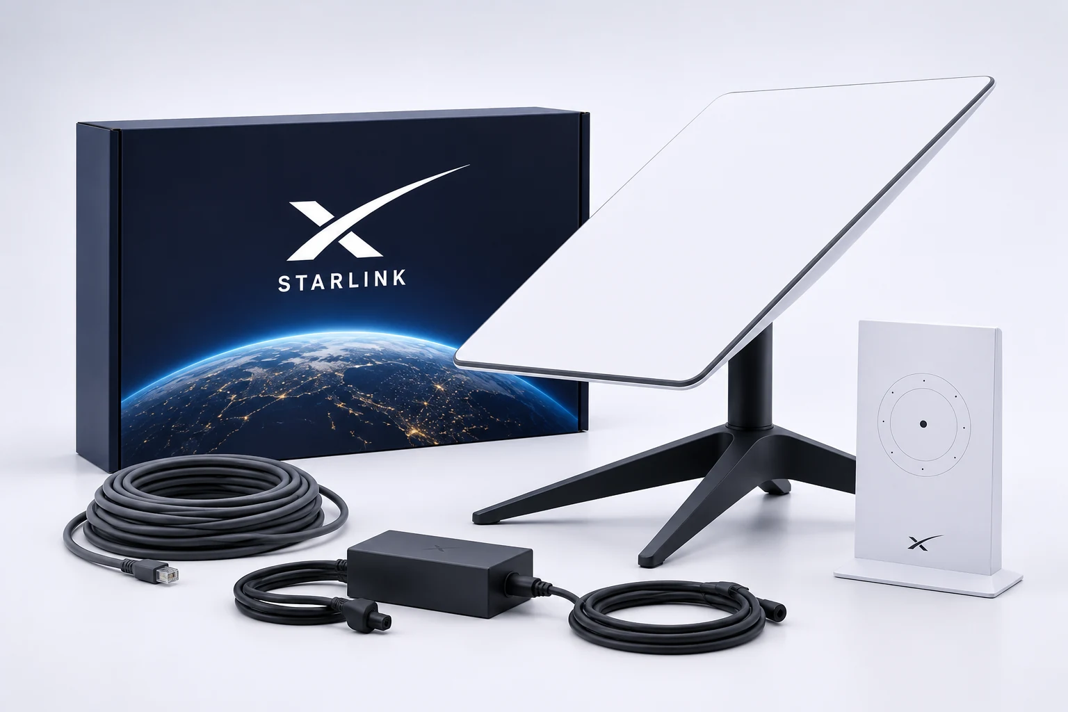 Kit de equipamentos Starlink